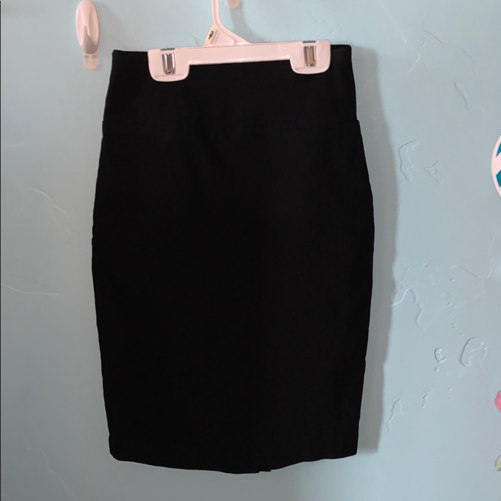 XS Black Pencil Skirt